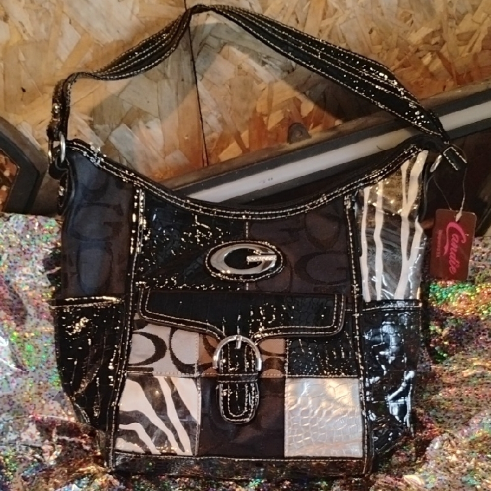 Chic Black and Silver Women's Bag